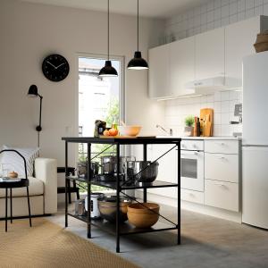 IKEA - cocina, blanco, 243x63.5x222 cm blanco