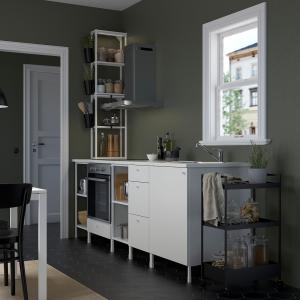 IKEA - cocina, blanco, 243x63.5x241 cm blanco