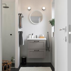 IKEA - TVÄLLEN mueble cajoneslavabogrifo, gris estructuragr…