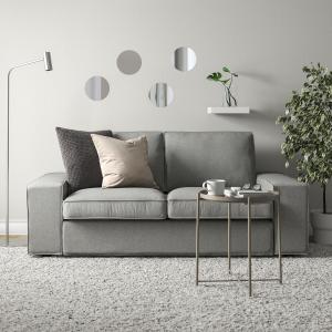IKEA - espejo decorativo, gris, 20 cm gris