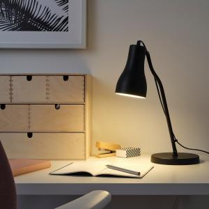 IKEA - Lámpara flexo de trabajo, negro negro