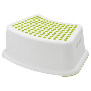 IKEA - Escalón blanco/verde