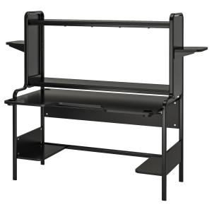 IKEA - Escritorio, negro, 185x74x146 cm negro