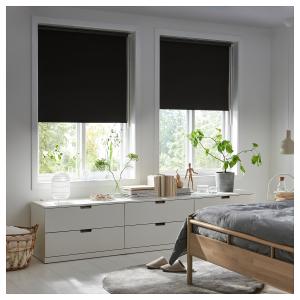 IKEA - estor opaco, negro, 120x195 cm negro 120x195 cm