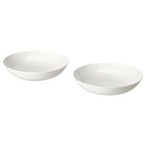 IKEA - plato hondo, blanco, 23 cm blanco 23 cm