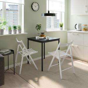 IKEA - silla plegable, blanco blanco