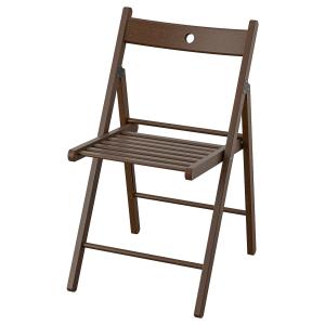 IKEA - silla plegable, marrón marrón