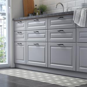 IKEA - alfombra de cocina, grisblanco, 45x120 cm gris/blanco