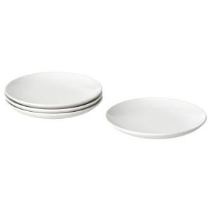 IKEA - plato, blanco, 20 cm blanco