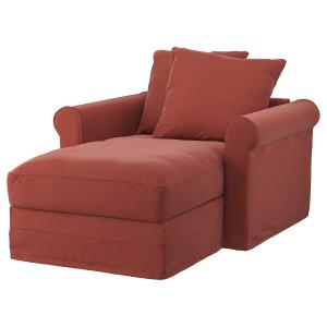 IKEA - funda chaiselongue, Ljungen rojo claro Ljungen rojo…