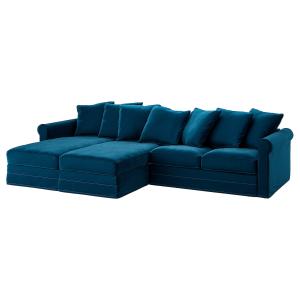 IKEA - funda sofá 4 chaiselongues, Djuparp azul verdoso osc…