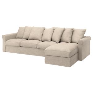 IKEA - funda para sofá de 4 plazas,  chaiselongueHillared b…