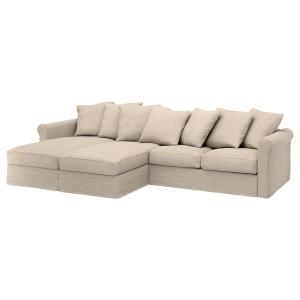 IKEA - funda para sofá de 4 plazas, con chaiselonguesHillar…
