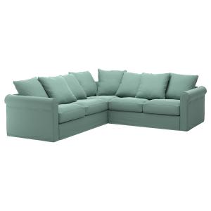 IKEA - funda para sofá 4 plazas esquina, Ljungen verde clar…