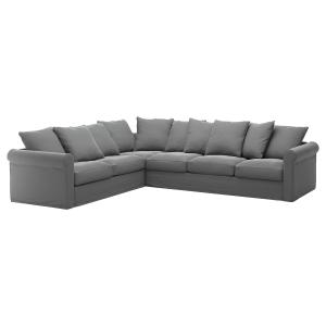 IKEA - funda para sofá 5 plazas esquina, Ljungen gris Ljung…