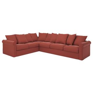 IKEA - funda para sofá 5 plazas esquina, Ljungen rojo claro…