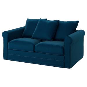 IKEA - funda para sofá cama de 2 plazas, Djuparp azul verdo…