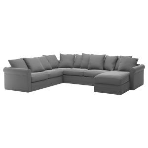 IKEA - funda sofá cama esquina 5  chaisel, Ljungen gris Lju…