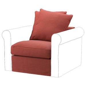 IKEA - módulo 1 asiento, Ljungen rojo claro Ljungen rojo cl…