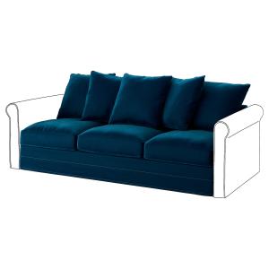 IKEA - módulo 3 asientos, Djuparp azul verdoso oscuro Djupa…