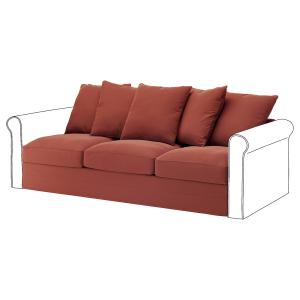 IKEA - módulo 3 asientos, Ljungen rojo claro Ljungen rojo c…
