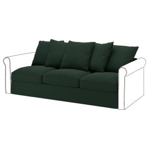IKEA - módulo 3 asientos, Tallmyra verde oscuro Tallmyra ve…