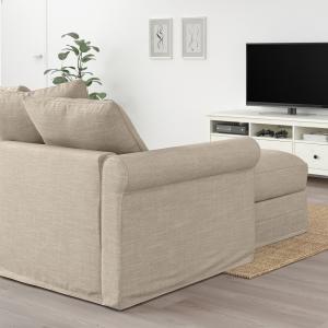 IKEA - Sofá 4 plazas  chaiselongue/Hillared beige