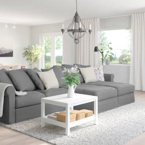 IKEA - sofá de 4 plazas con chaiselongues, Ljungen gris Lju…
