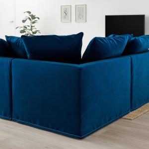 IKEA - sofá 5 plazas esquina,  chaiselongueDjuparp azul ver…