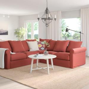 IKEA - sofá rinconera de 4 plazas, Ljungen rojo claro Ljung…