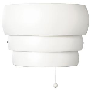 IKEA - aplique instal fija, blanco blanco