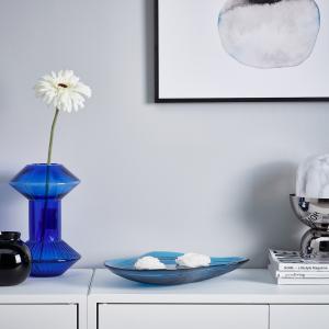 IKEA - cuenco decorativo, azul, 24 cm azul