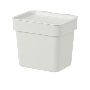 IKEA - Cubo con tapa, gris claro, 3 l gris claro 3 l