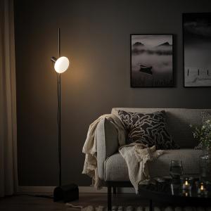 IKEA - negro/forma anular blanco ópalo