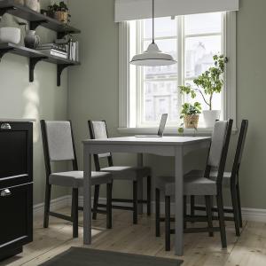 IKEA - gris/negro-marrón Knisa gris/beis