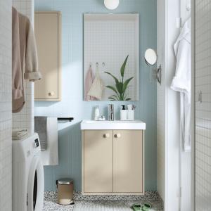 IKEA - Armario lavabo con puertas, beige, 60x48x63 cm beige…