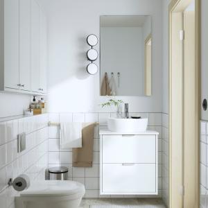 IKEA - TÖRNVIKEN mueble cajoneslavabogrifo, blancoblanco ef…