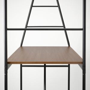 IKEA - RÅSKOG mesa&4 sillas, negronegro, 105 cm negro/negro