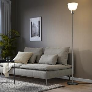 IKEA - lámpara luz indirecta, gris platablanco gris plata/b…