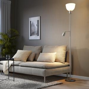 IKEA - lámpara luz indirectalectura, gris platablanco gris…