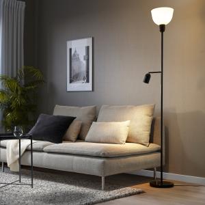 IKEA - lámpara luz indirectalectura, negroblanco negro/blan…