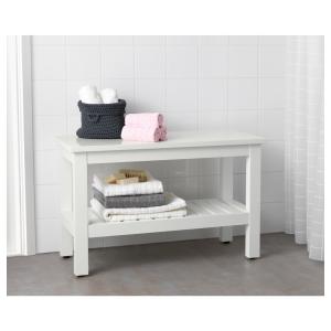 IKEA - Banco, blanco, 83 cm blanco