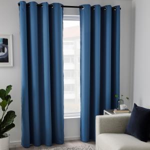 IKEA - cortinas semiopacas, 1 par, azul, 145x300 cm - Hemos…