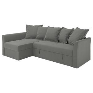 IKEA - funda para sofá cama esquina, Borgunda gris oscuro B…