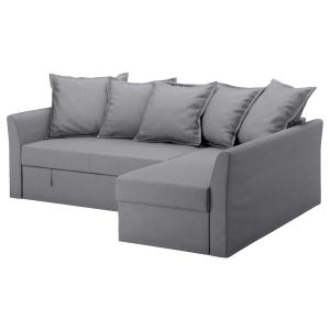 IKEA - Funda para sofá cama esquina Nordvalla gris