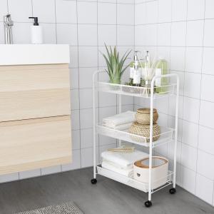 IKEA - Carrito, blanco, 26x48x77 cm blanco