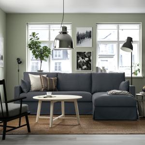 IKEA - sofá 3 con chaiselongue dcha, Gransel gris Gransel g…
