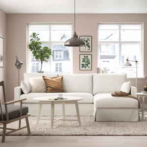 IKEA - sofá 3 con chaiselongue dcha, Gransel natural Granse…