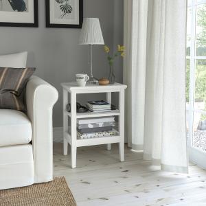 IKEA - mesa auxiliar, blanco, 46x36 cm blanco