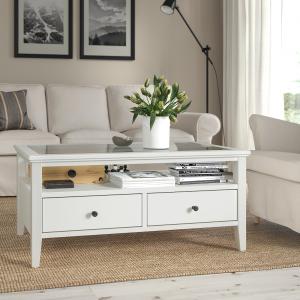 IKEA - mesa de centro, blanco, 107x55 cm blanco